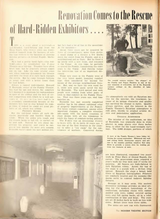 Family Theatre - Family Theatre Newspaper Story  (newer photo)